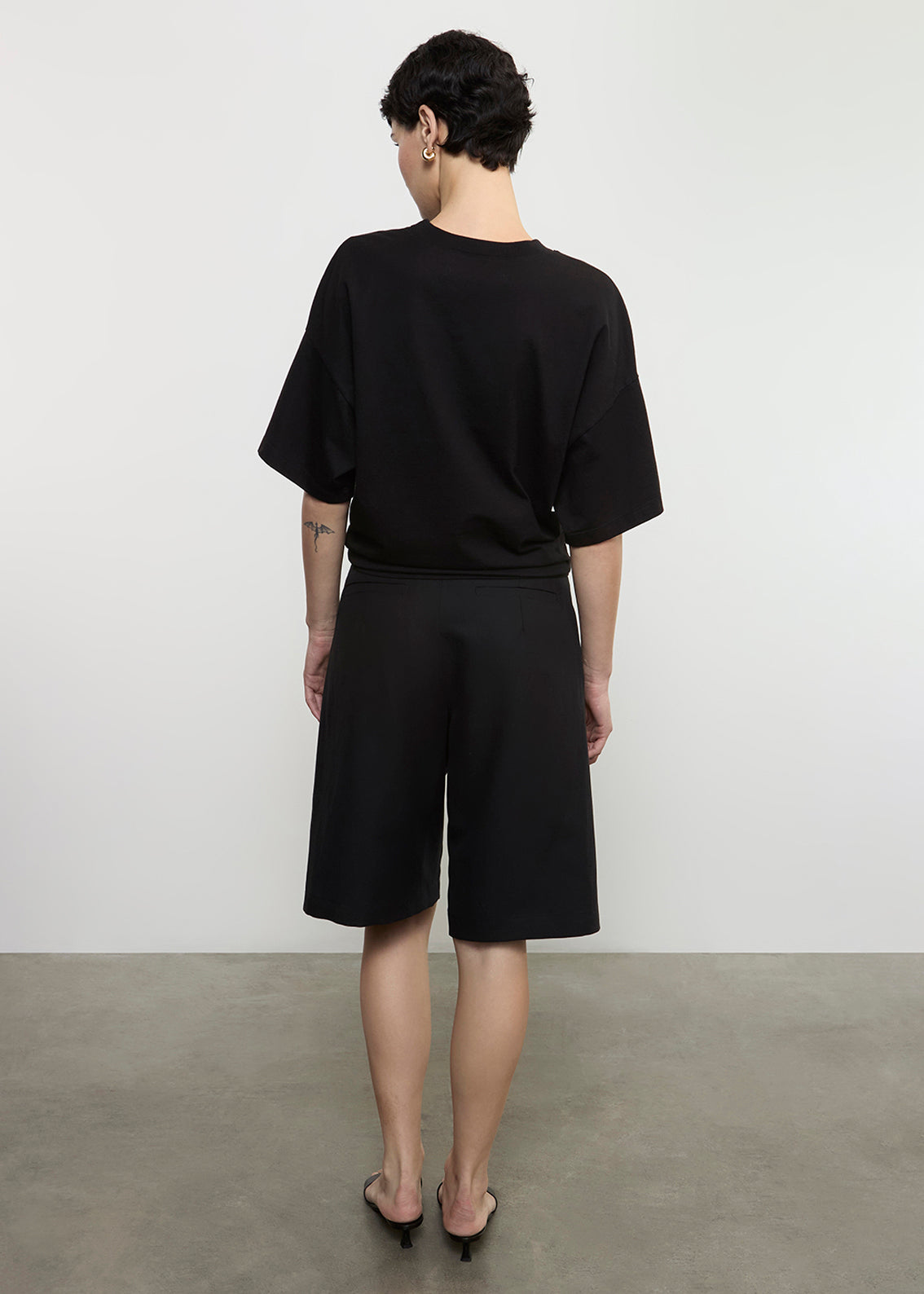 S/S Supima Curve Tee | Black
