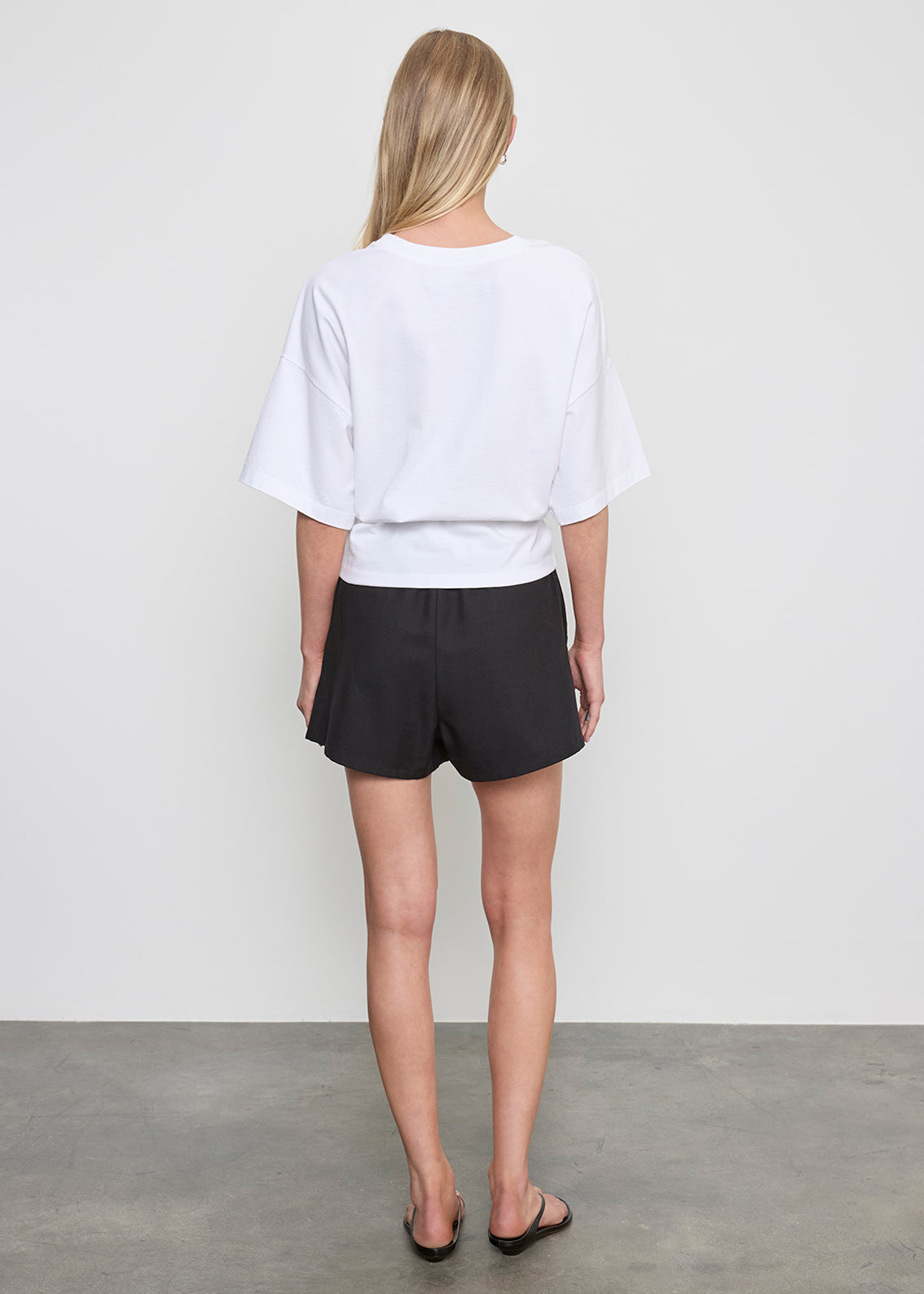 S/S Supima Curve Tee | White