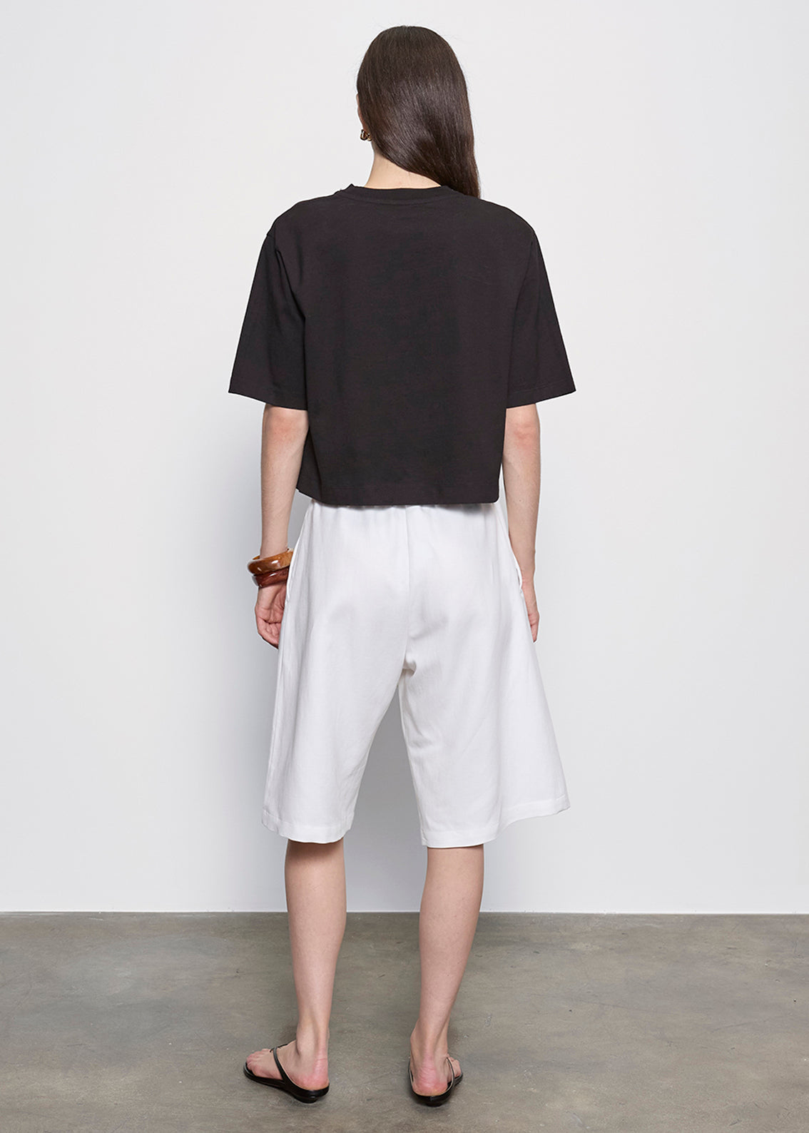 S/S Supima Boxy Tee | Black