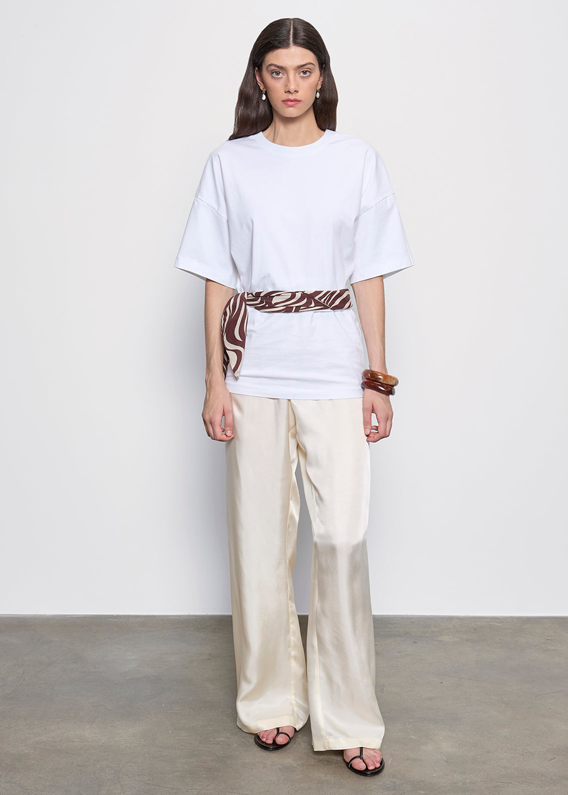 S/S Supima Curve Mini Dress | White