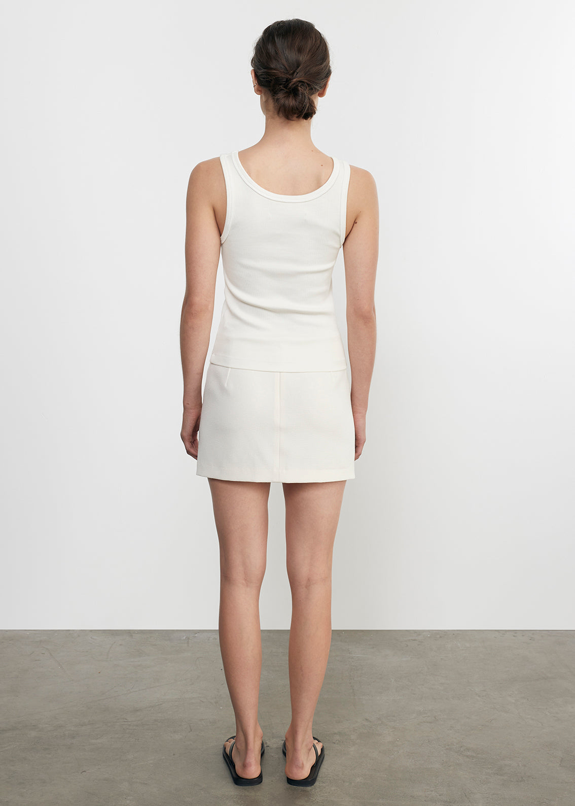 Crepe City Skirt | Cream