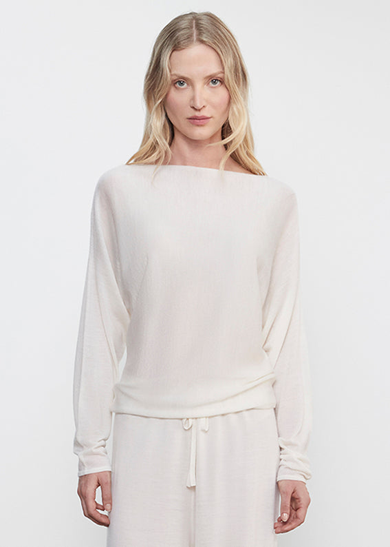 Tissue Cashmere Dolman Sweater | Undyed