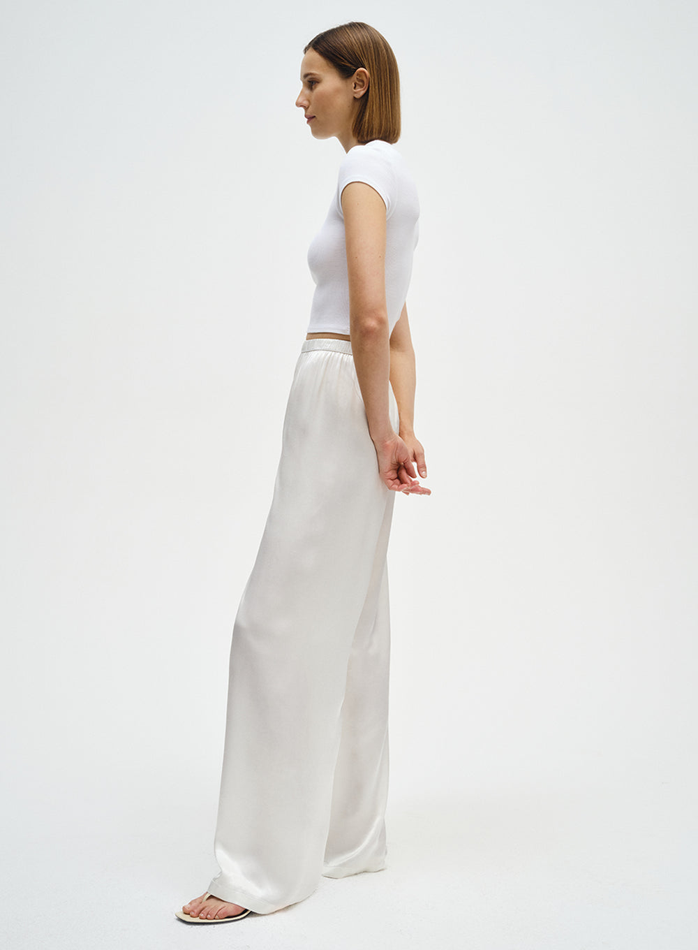 Enza Costa - SILK KNIT EASY S/S TEE main image 1